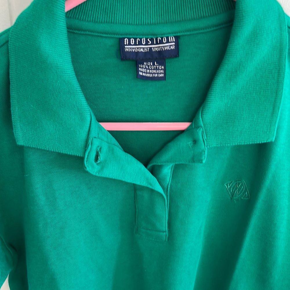 Green Nordstrom Cotton Polo